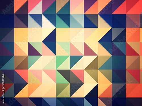 Colorful geometric abstract background illustration