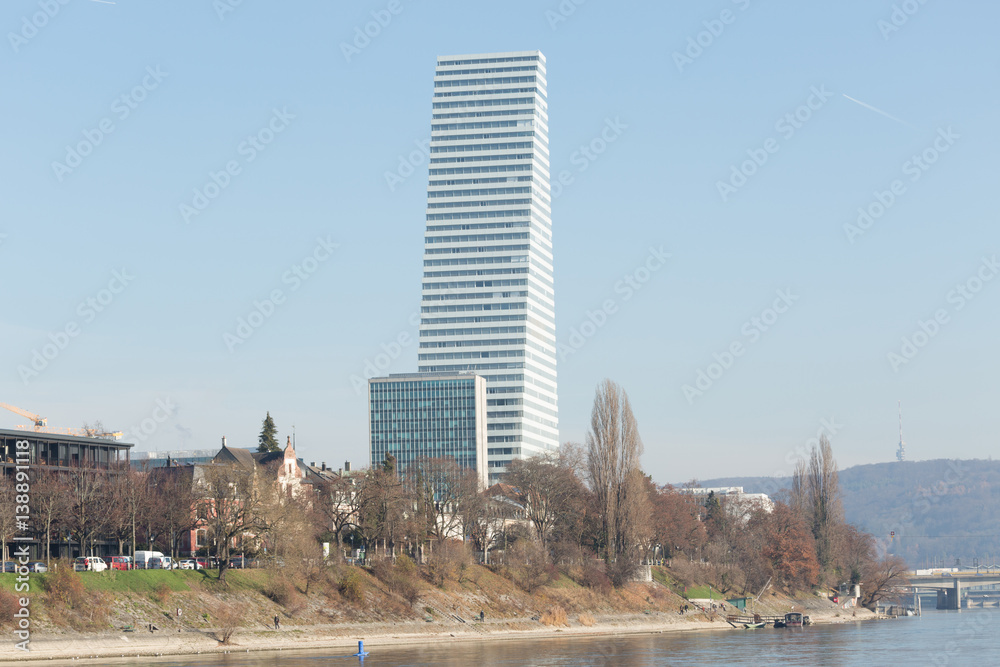 Obraz premium Roche Tower in Basel