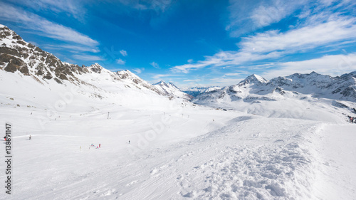 Österreichische Alpen im Kühtai, Tirol, im Winter © naturenow