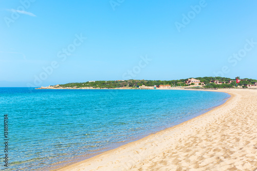 Fototapeta Naklejka Na Ścianę i Meble -  The beautiiful Porto Pollo beach at Palau, Sardinia italy