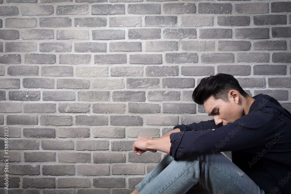 man sit and feel depressed man sit and feel depressed