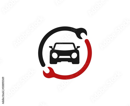 Car repair logo