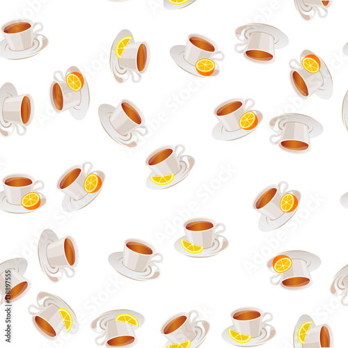 illustration of tea cup