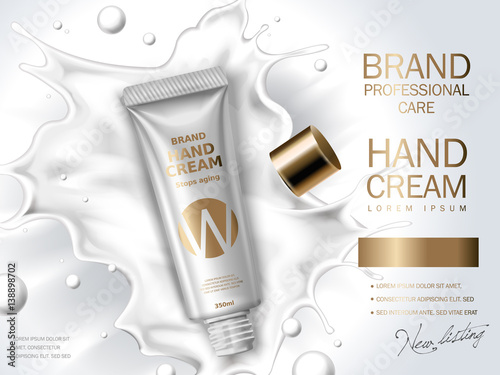 hand cream ad