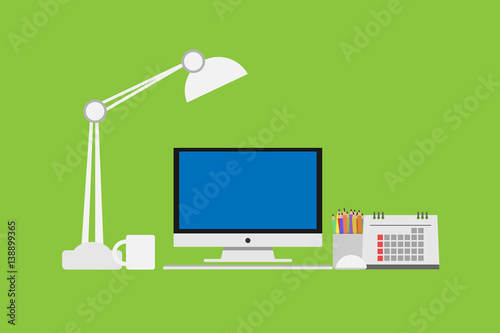Computer Monitor Vector  monitor display 