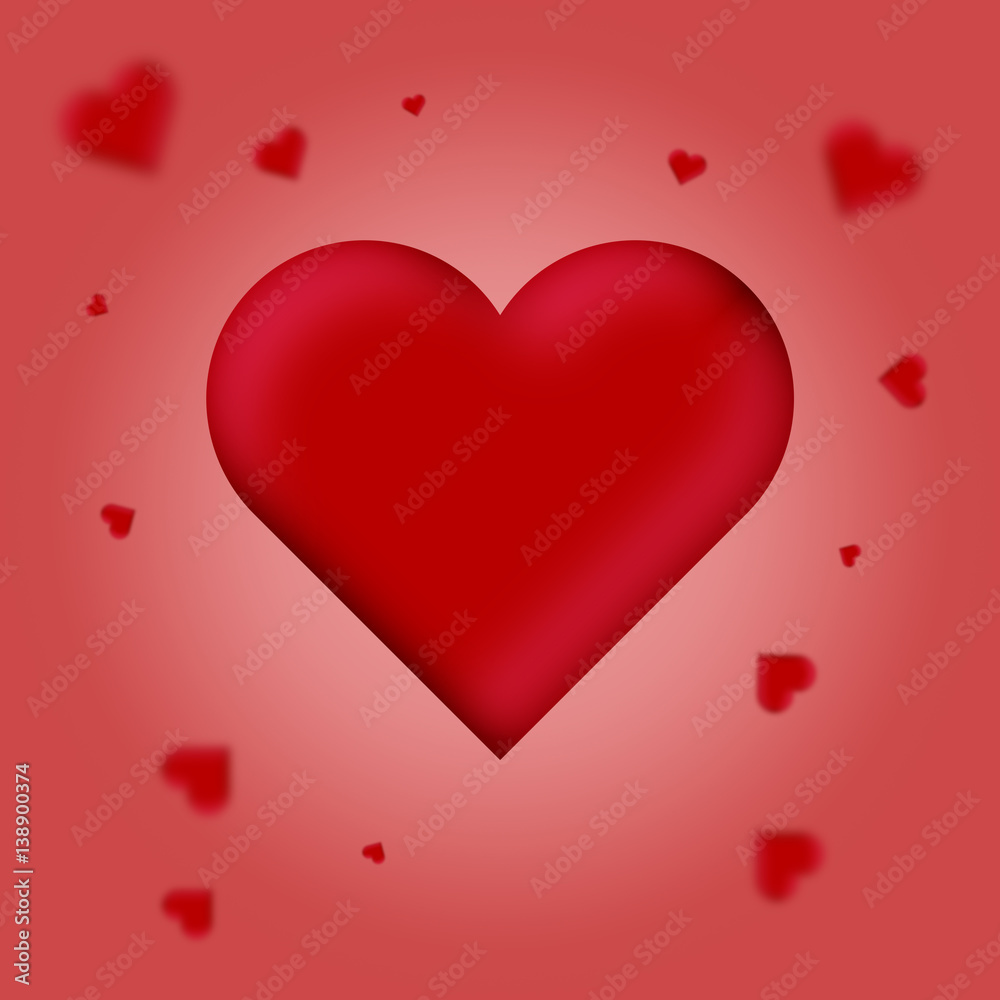 Heart and Love Background