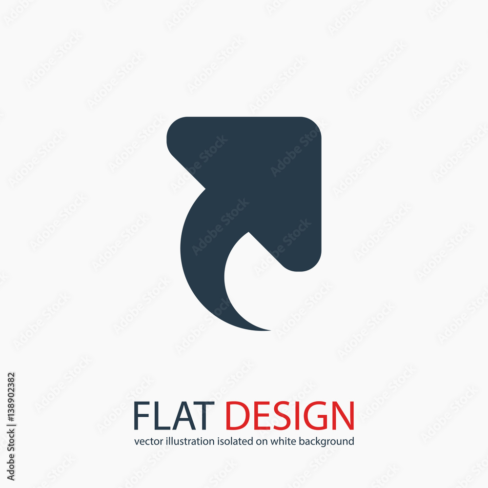 up arrow icon, vector illustration. Flat design style up arrow icon, vector illustration. Flat design style
