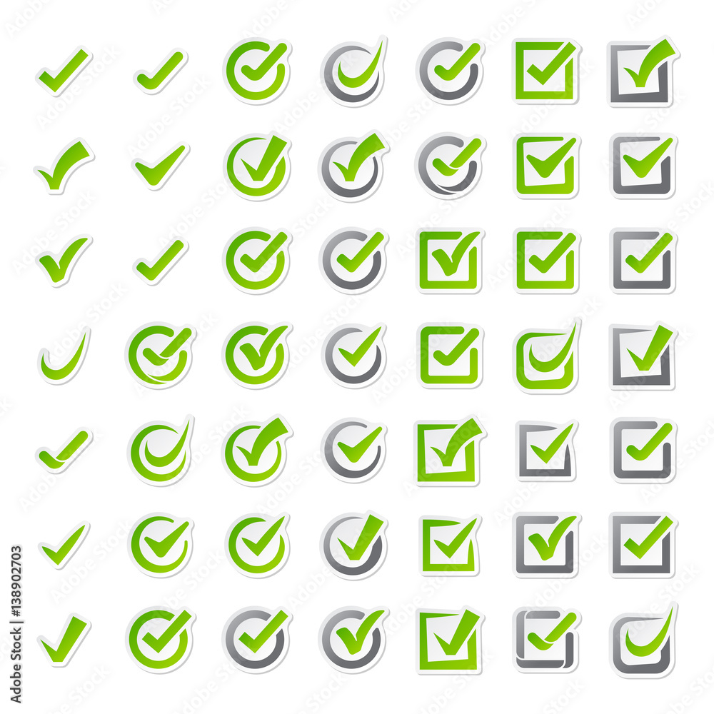 Check box icons of vote mark sign choice yes symbol and correct design right agreement voting form button question choose success graphic vector illustration. Check box icons of vote mark sign choice yes symbol and correct design right agreement voting form button question choose success graphic vector illustration.