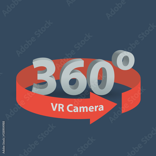 symbol 360 vector illustration