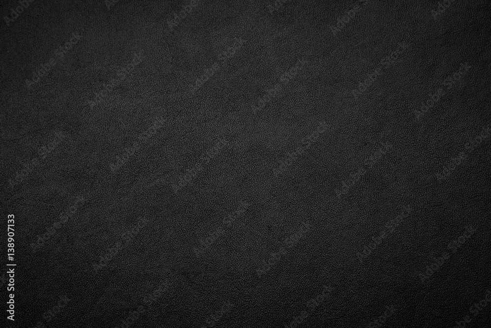 Black zipper and leather texture close up background.