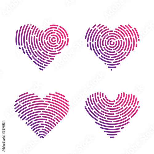 Heart Finger print