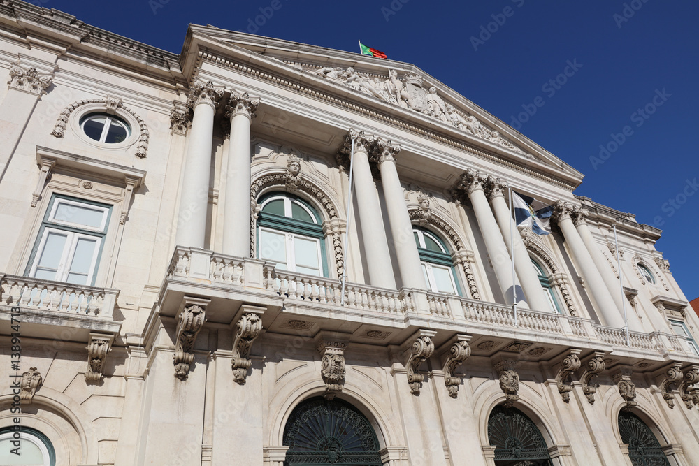 Obraz premium Rathaus in Lissabon. Portugal