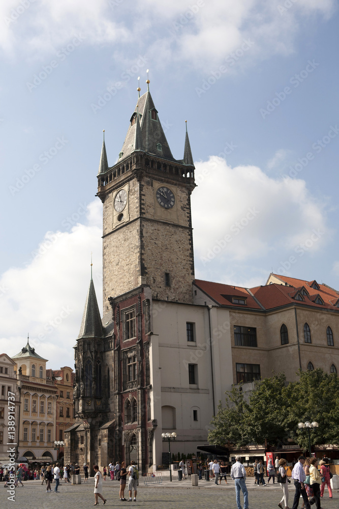 Vintage Prague building