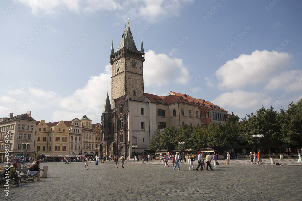 Obraz premium Vintage Prague building