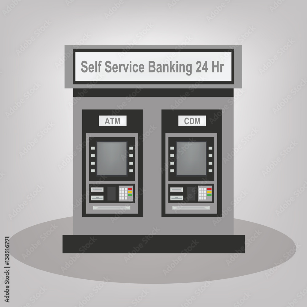 ATM - Automated teller machine. ATM - Automated teller machine.