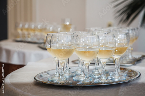 Champagne in glasses