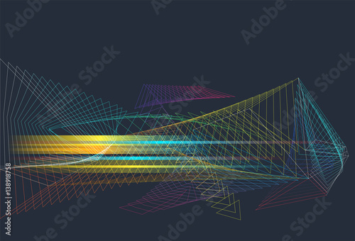 Motion shape background. vector illustration.