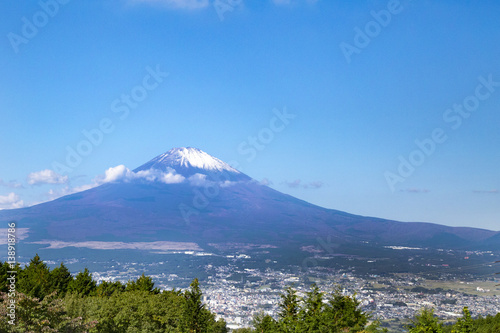Mount Fuji viewing from Otome pass Hakone