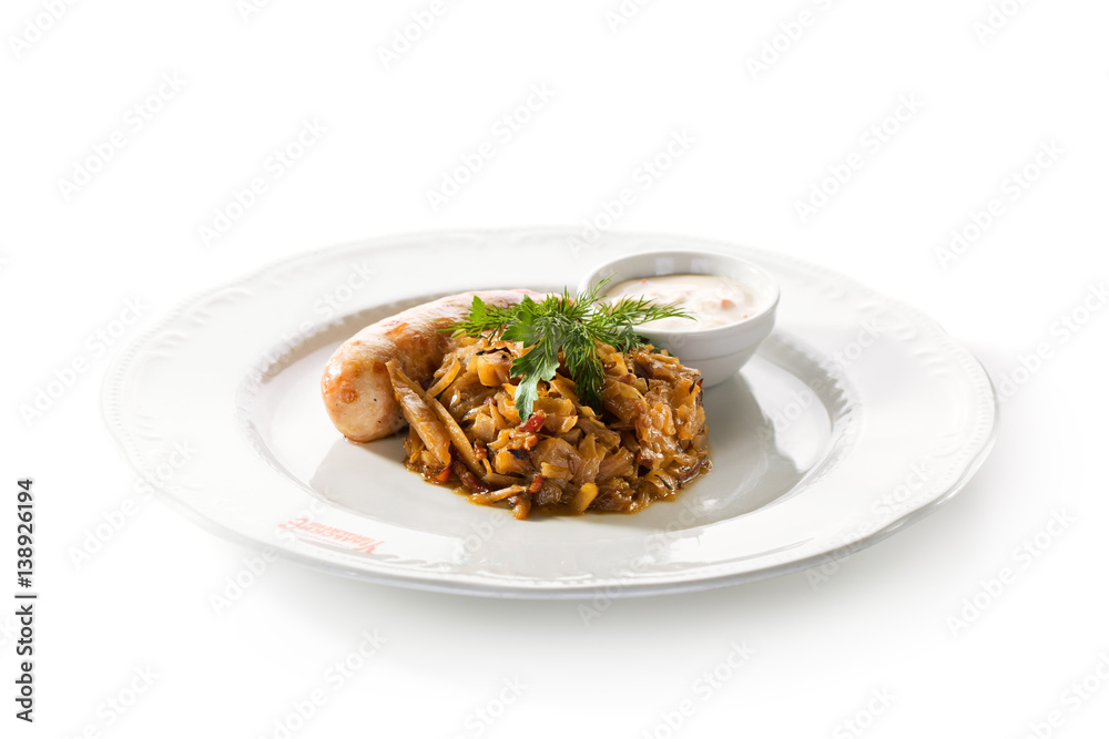 Sausage with Cabbage