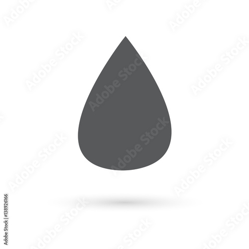 Water drop vector icon