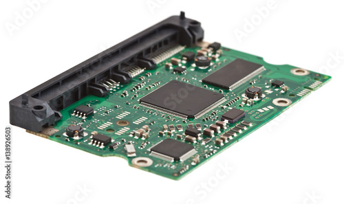 Obraz na płótnie Close-Up topside of PCB