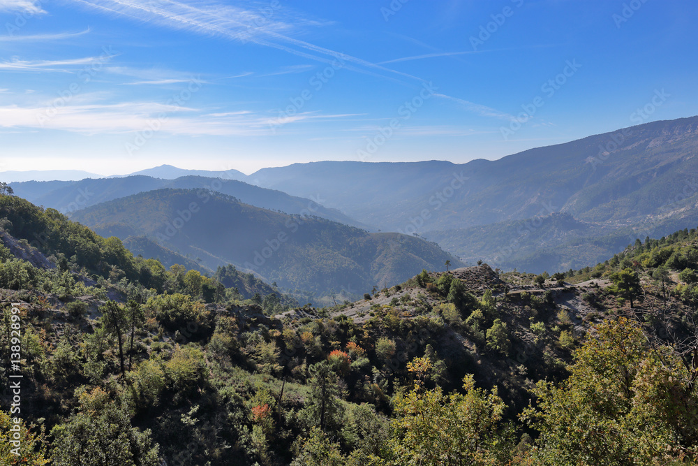 Fototapeta premium Panoramic view of the mountains
