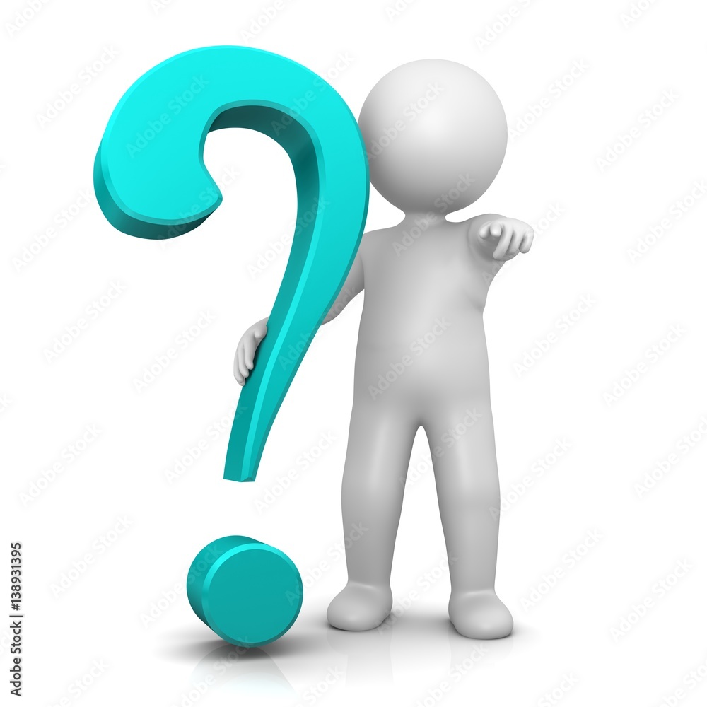 question mark stickman 3d turquoise cyan aqua question mark stickman 3d turquoise cyan aqua