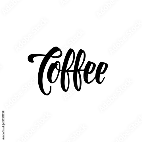 Coffee Lettering