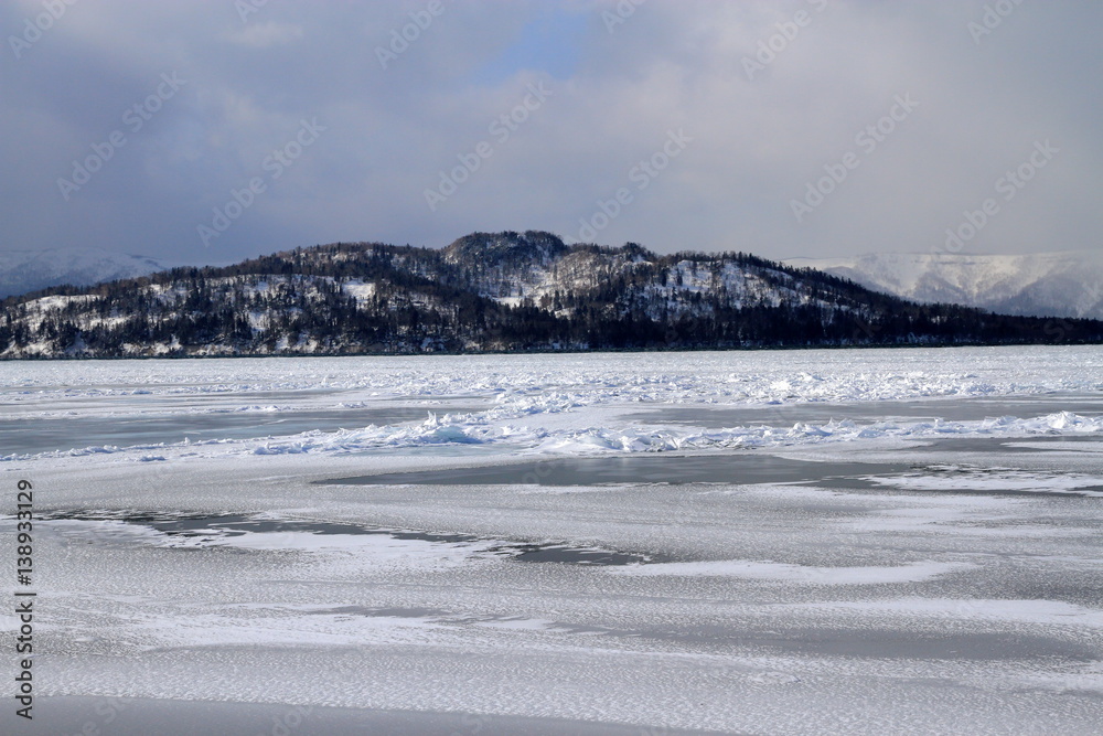 Winter in Lake Kussharo Hokkaido