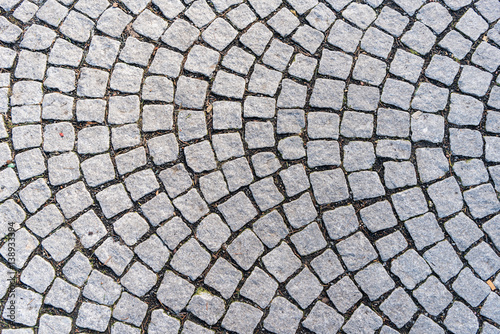 Torun gingerbread of footwalk with debris in the joints photo