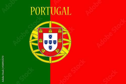 Portugal National Flag With Country Name Written On It 3D illustration Free Download Portugal National Flag With Country Name Written On It 3D illustration - GFXLoad