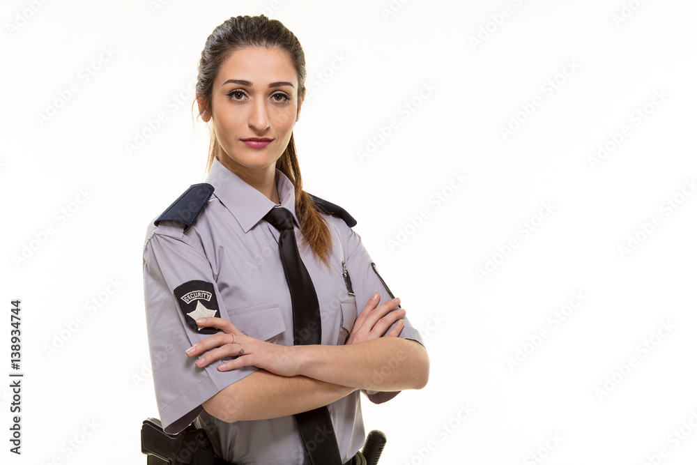 Woman Security Guard Foto De Stock Adobe Stock