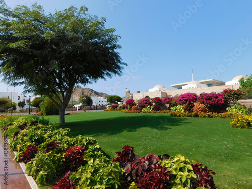 Oman Al Alam Palace Sultan Qaboos  Muscat photo