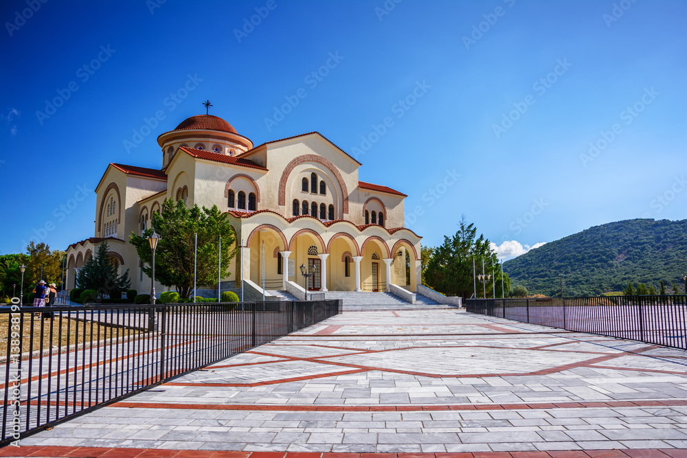 Saint Gerasimos church at Kefalonia island, Greece