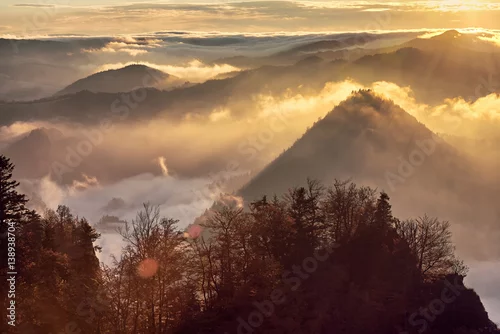 Obraz Pieniny - Krajobraz z Trzech Koron 