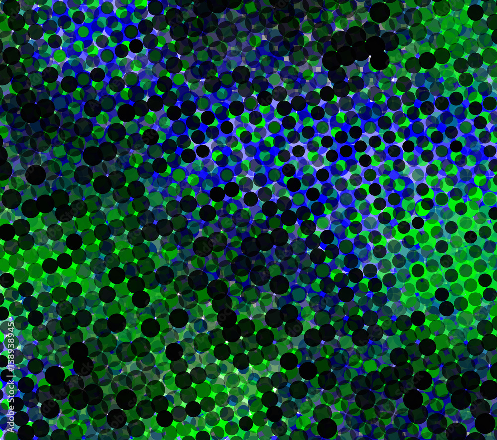 Background of blue, green and black circles. Vector illustration Background of blue, green and black circles. Vector illustration