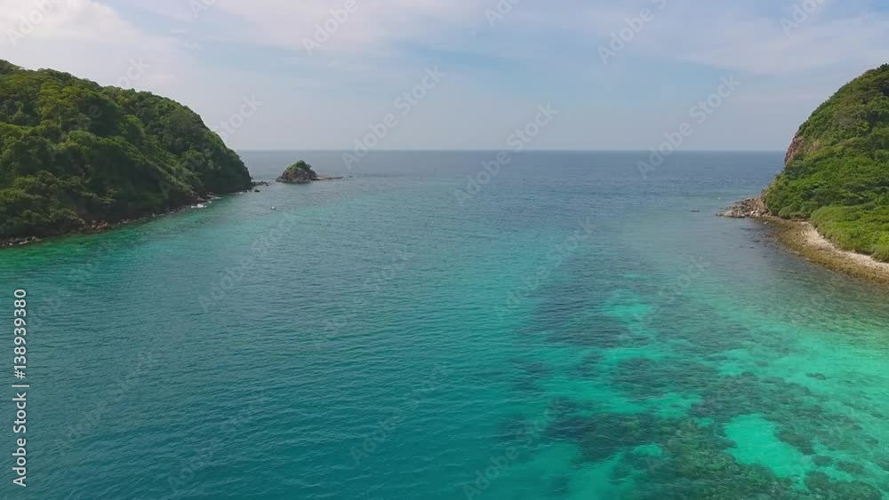 Aerial video of beauty nature landscape with beach, corals and sea on Koh Rok island, Thailand, 4k
Aerial video of beauty nature landscape with beach, corals and sea on Koh Rok island, Thailand, 4k