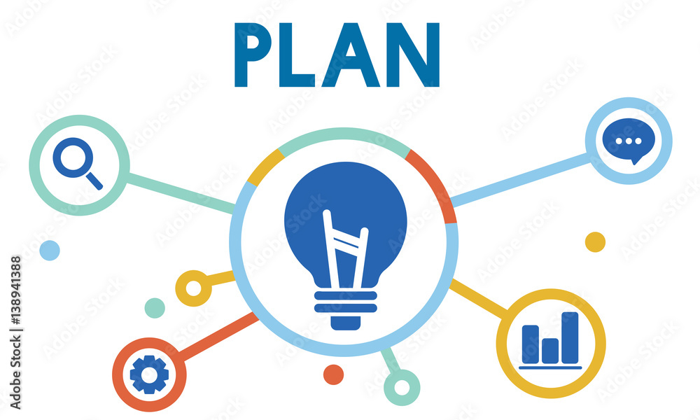Marketing Business Plan Icon Word Concept Marketing Business Plan Icon Word Concept