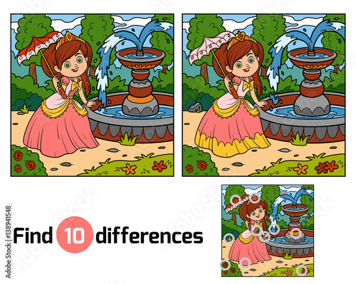 Find differences, Princess