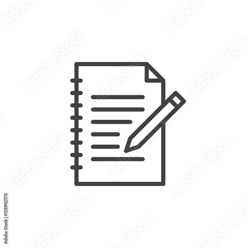 Fill in form line icon, outline vector sign, linear style pictogram isolated on white. Edit symbol, logo illustration. Editable stroke. Pixel perfect