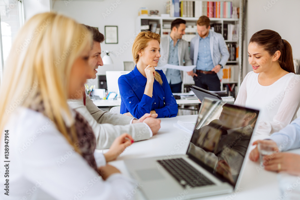 Obraz premium Business people meeting