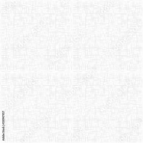 Textile fabric canvas seamless pattern. White texture.