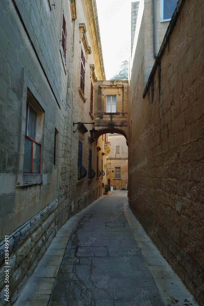 A view of old Mdina street