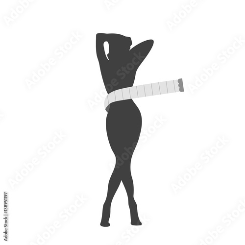 Silhouette woman