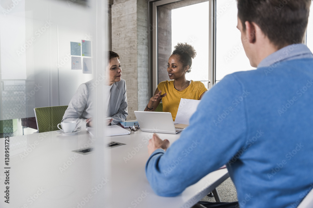 Business meeting in office