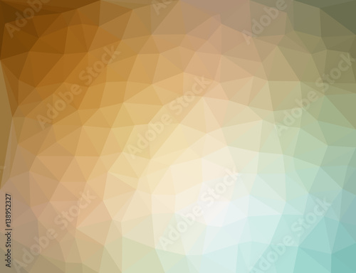 Color polygon abstract triangulated background, vector illustration