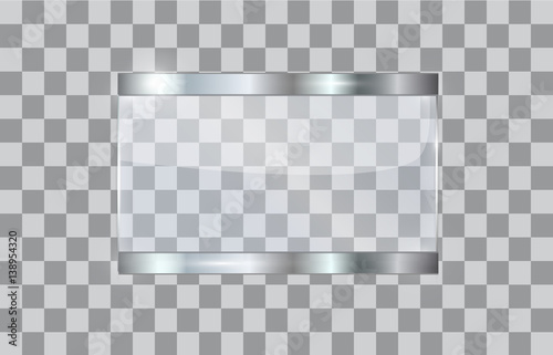 Transparent glass plate