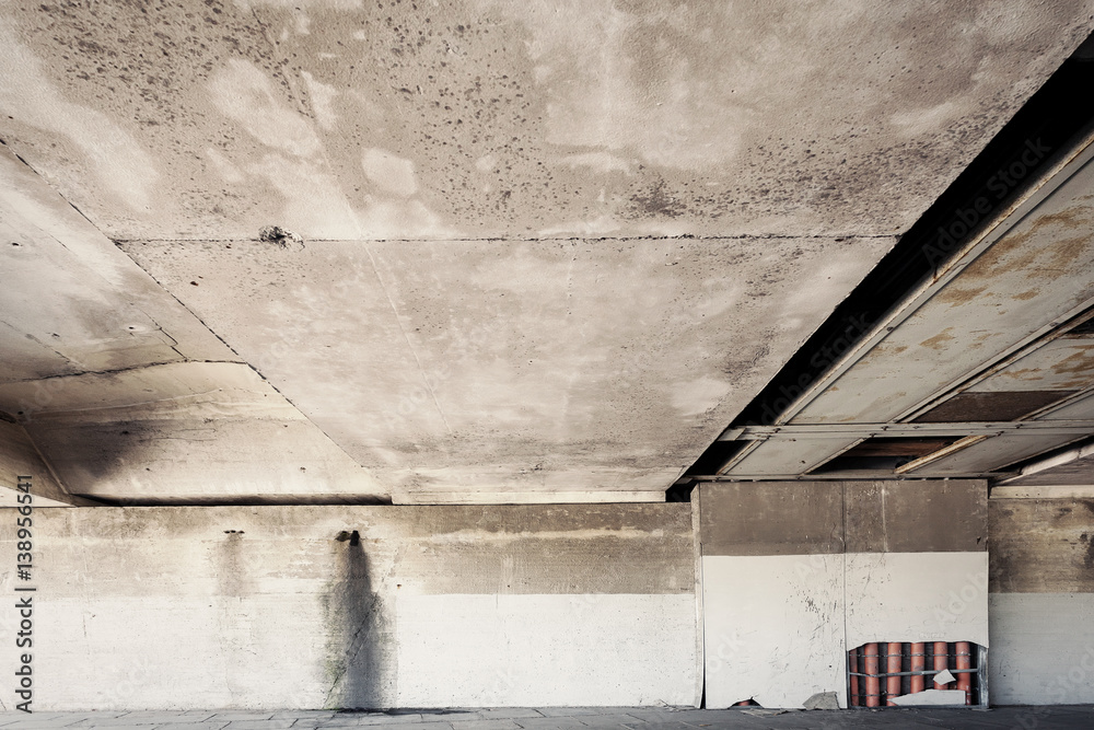 Grungy street wall