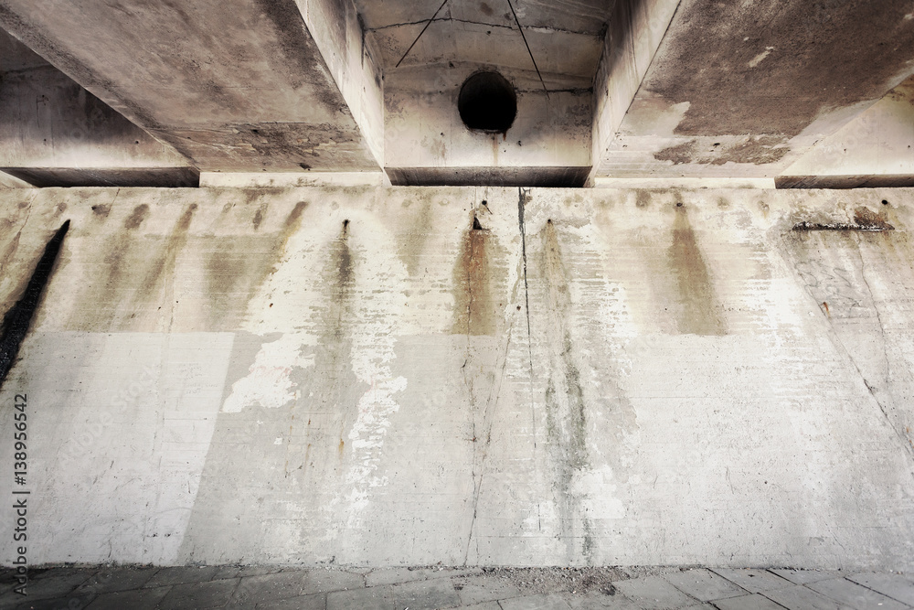 Grungy street wall