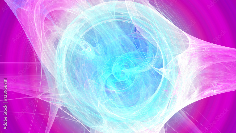 Kosmische Lichtschwingung Lichtwelle Seele StockIllustration Adobe Stock